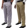Clavelite Formal Pleated Trouser Combo for Men Gents Regular fit Pants for Office Parties, Pack of 2
