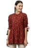 Cotton Floral Print Regular Wear Top