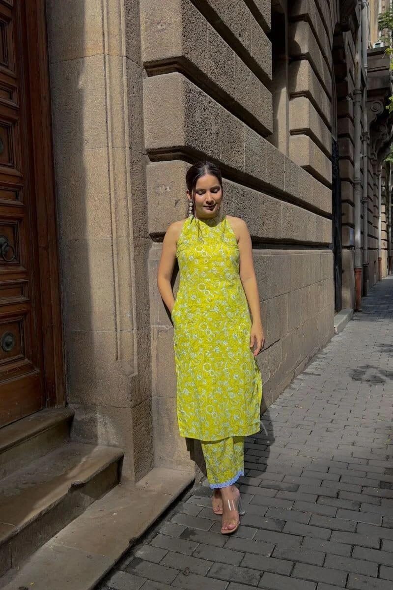 GRECIILOOKS Women Rayon A-Line Regular Fit Kurta Set - Image 5