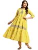 Standard Generic rangita Cotton Calf Length Embroidered Anarkali Kurti for Women | Kurta for Women