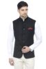 Standard Generic FAVOROSKI Sleeveless Nehru Jacket with Mandarin Collar for Men