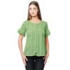 Self Line Wrinkle Georgette Women's Top