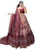 Floral & Patola Print With Foil Work Tussar Silk Ethnic wear Tassels and Zip Closuer Readymade Lehenga Choli With Dupatta