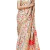 SGF11- Women's Kanjivaram Pure Soft Silk Handloom Saree Pure Golden Zari With Blouse Piece