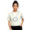 Standard Generic ISTHiTOS Apparels Tick Tock Transformation: Melange Grey Clock Tee for Women