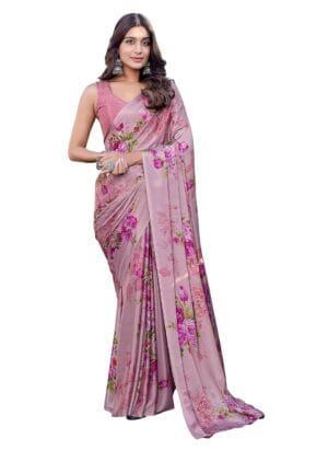 Yashika Women's Elegant Chiffon Saree Set with Blouse Piece - Elevate Your Style with This Trendy Ensemble!