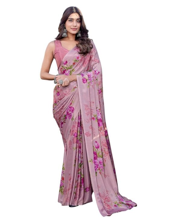 Yashika Women's Elegant Chiffon Saree Set with Blouse Piece - Elevate Your Style with This Trendy Ensemble!