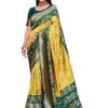 GRECIILOOKS Cotton Silk Women Saree
