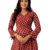 feranoid Women Cotton Angrakha Kurti