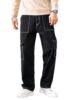 Men Cargo Jeans II Men Cargo Pants II Denim Cargo for Men II Cotton Pant II Wide Legs II Flap Pockets II Cargo for Men (Jeans-119)