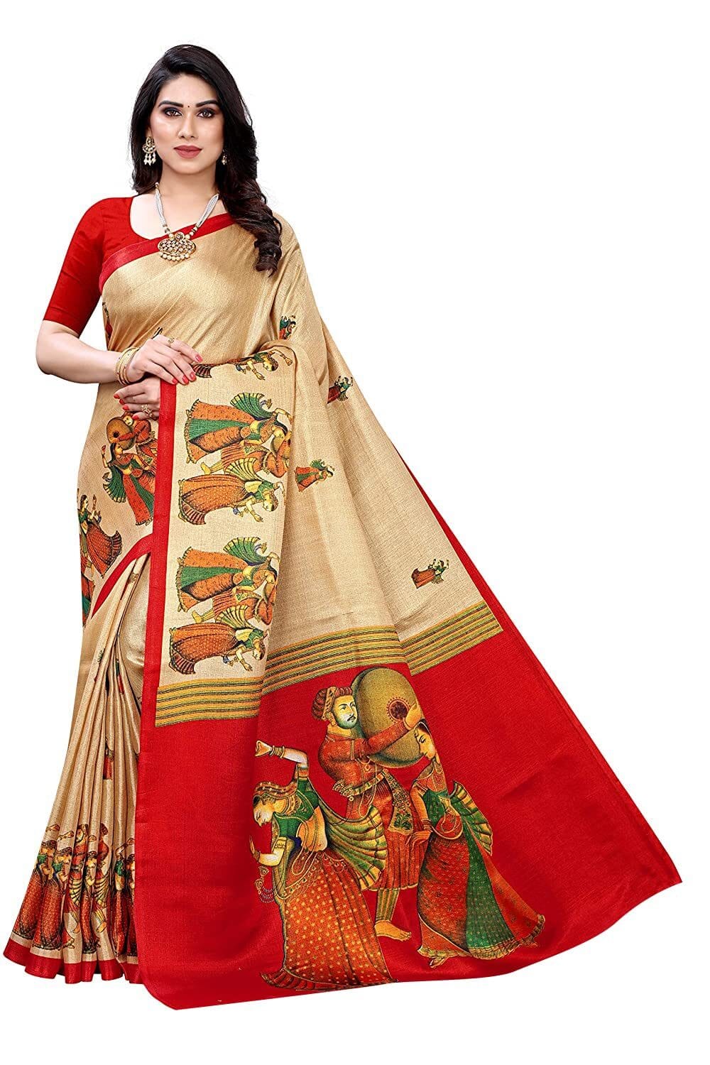 YASHIKA Women Art Silk Sarees SDPL-SDPL-RAJRANI