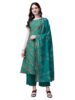Kurta Set for Women Cotton Blend Anarkali Printed Kurta Set for women with Palazzos and Dupatta