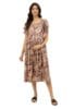 Negen Cotton Maternity Dresses for Women - Floral Breastfeeding Maternity Gown Kurti for Pregnant Women - Nursing Pre and Post Pregnancy Wear