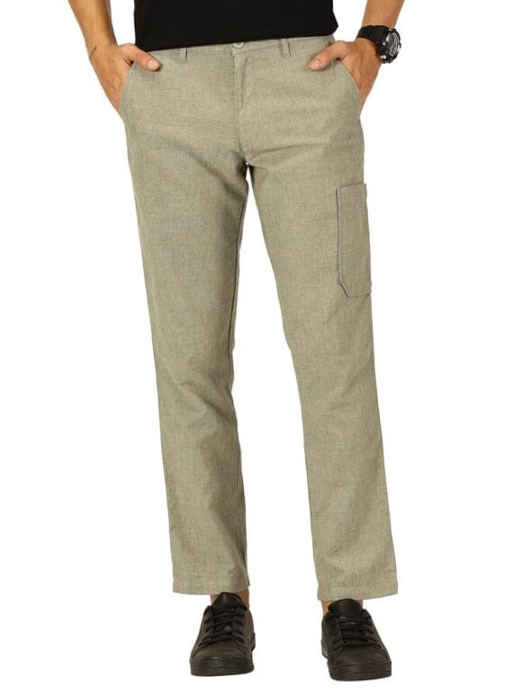 Thomas Scott Men's Linen Blend Straight Fit Chino Pants