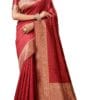 Sugathari Women's Banarasi Saree Pure Kanjivaram Silk Saree Soft new ladies 2023 Design Wear Pattu Sarees Latest Cotton Party Sari collections With Blouse Piece for Wedding sadi (SAM PARI-113)
