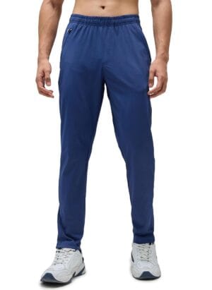 TECHNOSPORT Mens Polyester Solid Regular Fit Track Pant, Activewear, Regular Use, Quick Dry and Antimicrobial