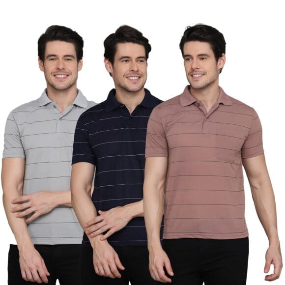 Men Polo Neck T-Shirt Combo