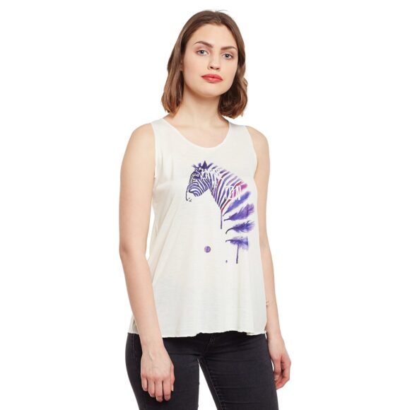 Standard Generic VIMAL JONNEY Regular Fit Multicolor Women Tank Tops Pack of 2-VIMAL57660