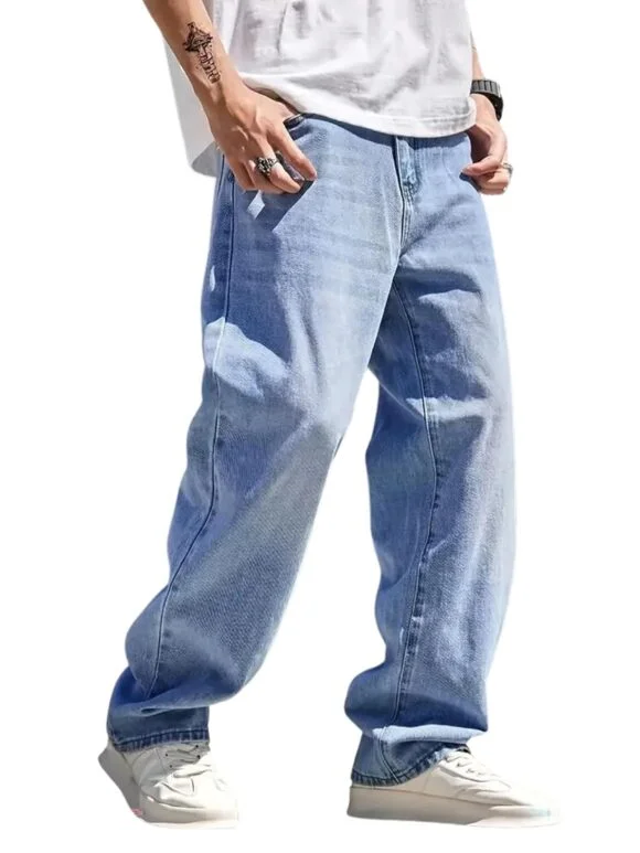 Standard Generic Men Jeans || Men Jeans Pants || Denim Jeans || Baggy Jeans for Men (04-05)