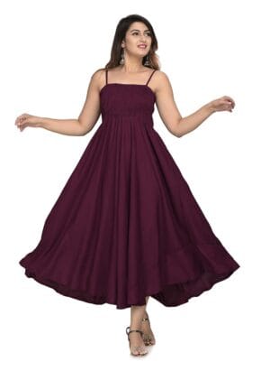 IQRAAR Women's Ball Gown Floor Length Ball Gown