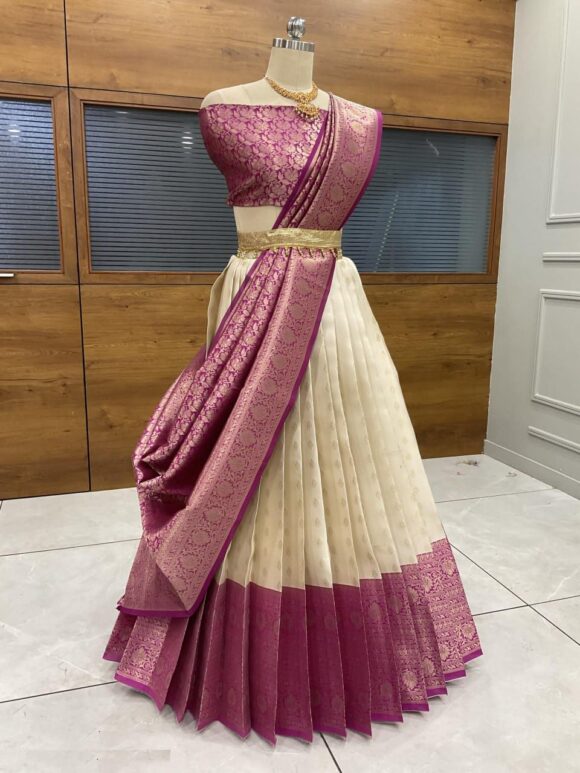 South Indian Lehenga Choli For women And Girls