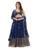 Women's Embroidered Sequence Lehenga Choli With Dupatta