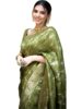 Standard Generic C J Enterprise Women's Pure Banarasi Style Kanjivaram Silk Saree With Blouse Piece For Wedding (Flower jaal)