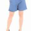 Tara Lifestyle Denim Solid Women High Waist Shorts-Hot Pant