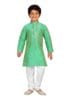 Baba & Baby Kids Cotton Silk Blend Boys Kurta Pyjama Set