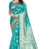 C J Enterprise Women’s Pure Kanjivaram Soft Silk Saree With Blouse Piece for Wedding (Pari9016)