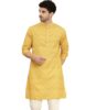 Standard Generic rytras Men's Cotton Printed Straight Kurta