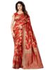 Sugathari Women's Banarasi Saree Pure Kanjivaram Silk Saree Soft new ladies 2023 Design Wear Sarees Latest Cotton Party Sari collections With Blouse Piece for Wedding sadi (SAM PARI-37)
