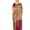 SIRIL Women's Banarasi Jacquard Soft Kanjeevaram Saree With Unstitched Blouse Piece