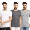 VIMAL JONNEY Men's Regular Fit T-Shirt (Pack of 3)