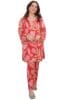 Women's Cotton Blend Printed Ethnic Co-ord Set