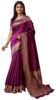Women's Banarasi Saree Pure Kanjivaram Silk Saree Soft new ladies Pattu Sarees Latest Cotton Party Sari collections With Blouse Piece for Wedding sadi (SAM PARI-113)