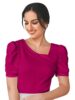 Standard Generic Dream Beauty Fashion Women's Asymmetric Neck Puff/Balloon Bishop Sleeve Elegant Casual Tee Top, 23" inches (Top Paris-01)