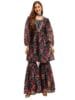 Georgette Sharara And Short Kurti Top With Dupatta Set For Solid With Digital Print And Embroidery Work Loose Sharara Set(M-2464)