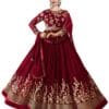 Ethnic Yard Womens Georgette Anarkali Gown (F1196)