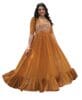 Fashion Basket Georgette Anarkali Gown with Sequins and Embroidery for Women with Long Sleeves
