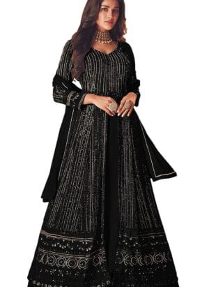 RUDRAPRAYAG Women's Maxi Anarkali Dress