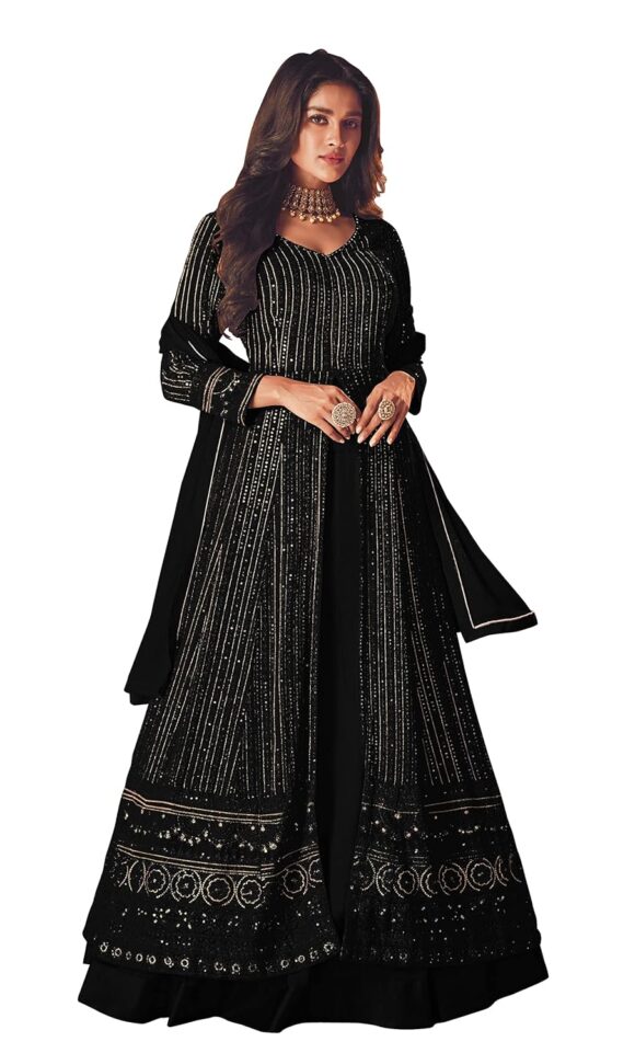 RUDRAPRAYAG Women's Maxi Anarkali Dress