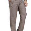 McHenry Men's Solid Formal Regular Fit Wrinkle Free PolyViscose Trousers