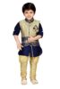 Standard Generic AJ DEZINES Boy's Silk Cotton Kurta, Pyjama And Waistcoat Set
