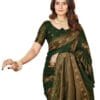 Mehrang Cotton Banarasi Silk Saree for Women With Unstitched Blouse Piece