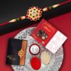 Kit (K1_501_P32+DS) | Rakhi, Thali, Coin, Card, Chocolates | Raksha Bandhan
