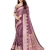 Yashika Womens Woven Printed Art Silk Saree with Unstitched Blouse Material