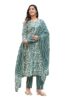 KLOSIA Women Straight Block Printed Kurta and Pant Set with Dupatta | Ethnic Set | Dupatta Set | Suit Set | Kurta Set | Wedding Suit |