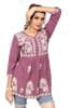 Women's Rayon Cotton Empire Chikankari Embroidered Short Kurta (RD Kurti Tokio S to 6XL)