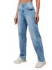 Women's Wide Leg High Rise Regular Length Stretchable Denim Jeans (Plus Size)